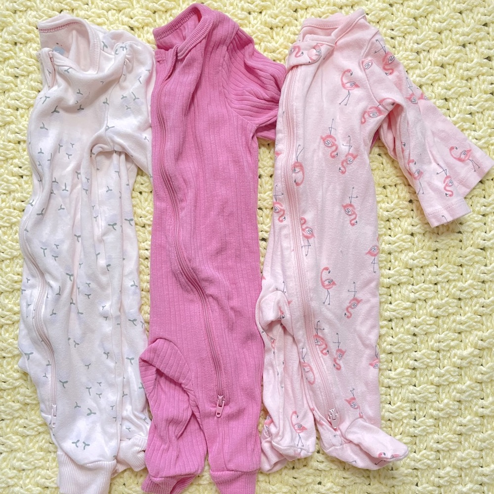 Cloud Island 0-3M Pretty in Pink Set
